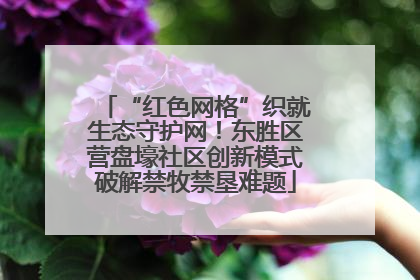 “红色网格”织就生态守护网！东胜区营盘壕社区创新模式破解禁牧禁垦难题