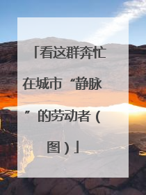 看这群奔忙在城市“静脉”的劳动者（图）
