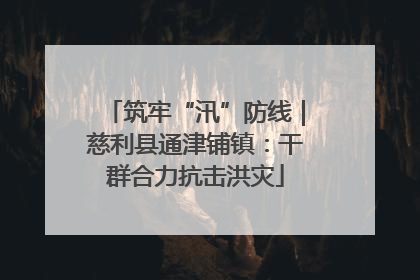 筑牢“汛”防线｜慈利县通津铺镇：干群合力抗击洪灾