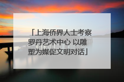 上海侨界人士考察罗丹艺术中心 以雕塑为媒促文明对话