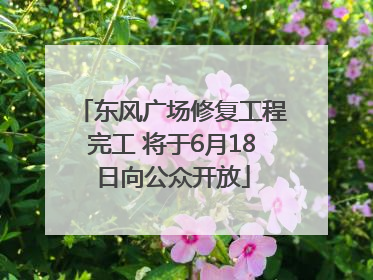 东风广场修复工程完工 将于6月18日向公众开放