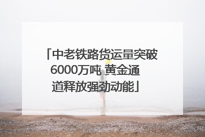 中老铁路货运量突破6000万吨 黄金通道释放强劲动能