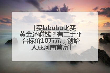 买labubu比买黄金还赚钱？有二手平台标价10万元，创始人成河南首富