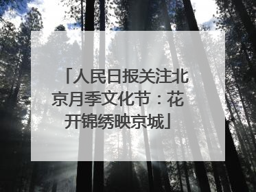 人民日报关注北京月季文化节：花开锦绣映京城