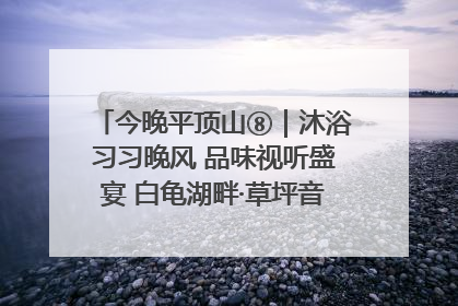 今晚平顶山⑧｜沐浴习习晚风 品味视听盛宴 白龟湖畔·草坪音乐会激情上演