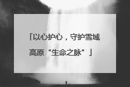 以心护心，守护雪域高原“生命之脉”