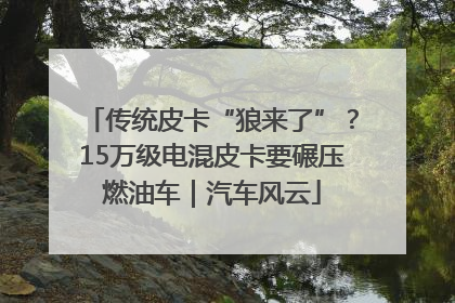 传统皮卡“狼来了”？15万级电混皮卡要碾压燃油车｜汽车风云