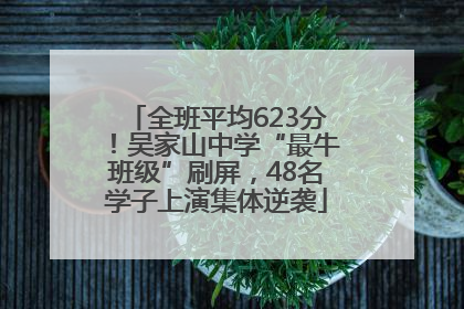 全班平均623分！吴家山中学“最牛班级”刷屏，48名学子上演集体逆袭