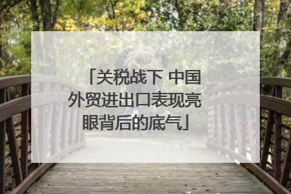 关税战下 中国外贸进出口表现亮眼背后的底气