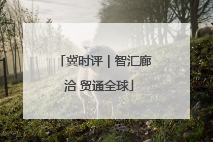 冀时评｜智汇廊洽 贸通全球