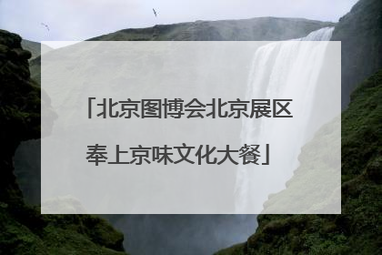 北京图博会北京展区奉上京味文化大餐
