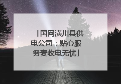 国网潢川县供电公司：贴心服务麦收电无忧