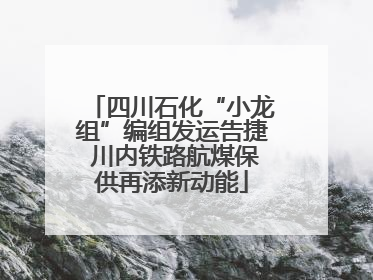 四川石化“小龙组”编组发运告捷 川内铁路航煤保供再添新动能