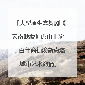 大型原生态舞剧《云南映象》唐山上演，百年商街焕新点燃城市艺术激情
