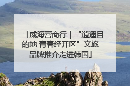 威海营商行｜“逍遥目的地 青春经开区”文旅品牌推介走进韩国