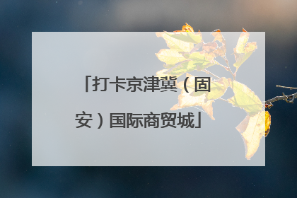 打卡京津冀（固安）国际商贸城