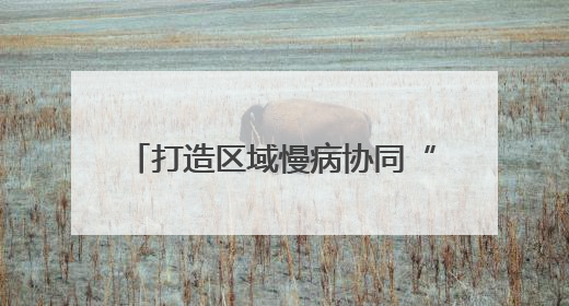 打造区域慢病协同“贡”享健康“中国西部方案” 国家科技重大专项落地自贡