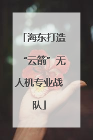 海东打造“云箭”无人机专业战队