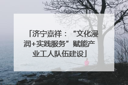 济宁嘉祥：“文化浸润+实践服务”赋能产业工人队伍建设