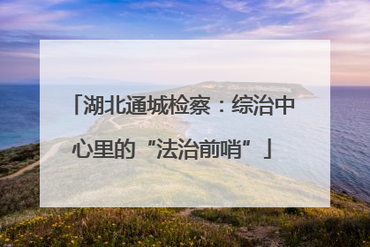 湖北通城检察：综治中心里的“法治前哨”