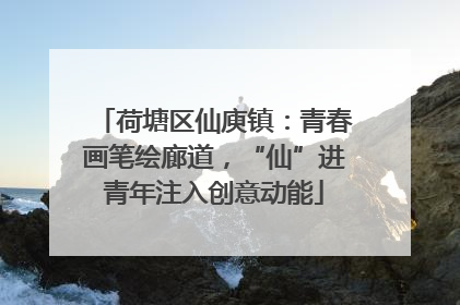 荷塘区仙庾镇：青春画笔绘廊道，“仙”进青年注入创意动能