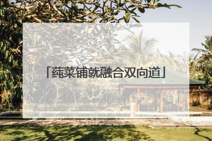 莼菜铺就融合双向道