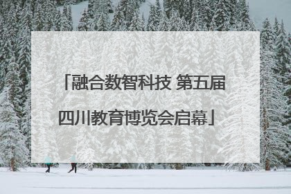 融合数智科技 第五届四川教育博览会启幕