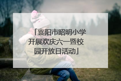 襄阳市昭明小学开展欢庆六一暨校园开放日活动