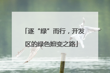逐“绿”而行，开发区的绿色嬗变之路