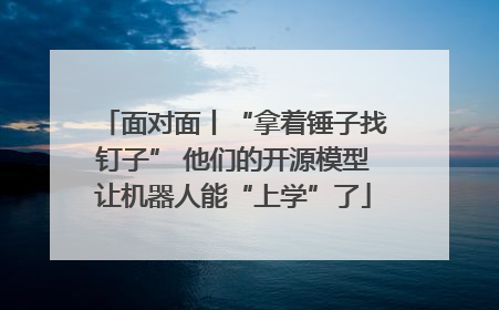 面对面丨“拿着锤子找钉子” 他们的开源模型让机器人能“上学”了