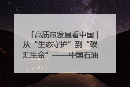 高质量发展看中国｜从“生态守护”到“碳汇生金”——中国石油大庆油田绿色蝶变
