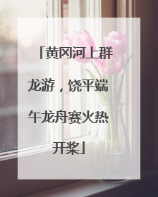 黄冈河上群龙游，饶平端午龙舟赛火热开桨