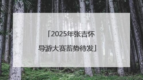 2025年张吉怀导游大赛蓄势待发