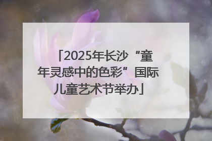 2025年长沙“童年灵感中的色彩”国际儿童艺术节举办