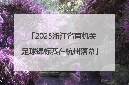 2025浙江省直机关足球锦标赛在杭州落幕