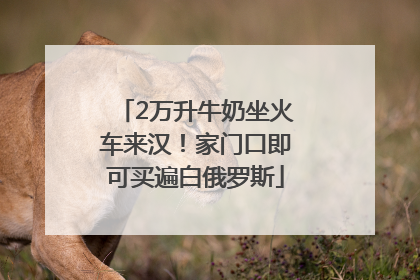 2万升牛奶坐火车来汉！家门口即可买遍白俄罗斯